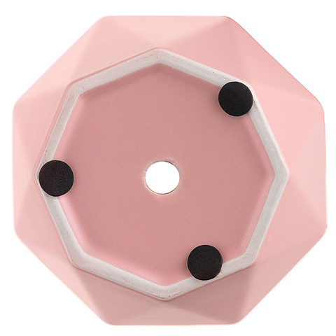 Горшок цветочный 13,5 см, матовый розовый Liberty Jones Rhombus