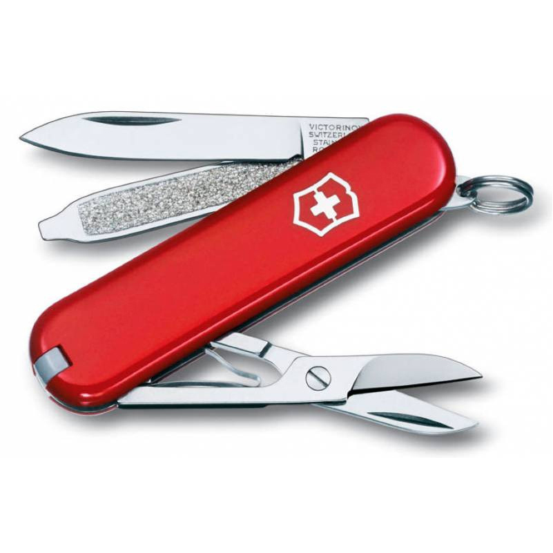 

Нож Victorinox Classic, 58 мм, 7 функций, красный, блистер 0.6223.B1