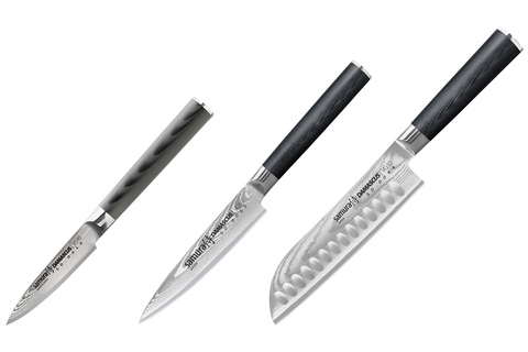 Набор из 3 кухонных ножей Samura Damascus 60896008