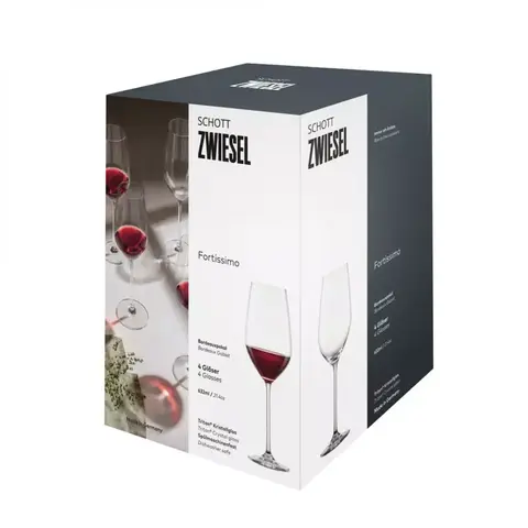 Набор из 4 бокалов для красного вина Bordeaux 630 мл SCHOTT ZWIESEL Fortissimo арт. 123682