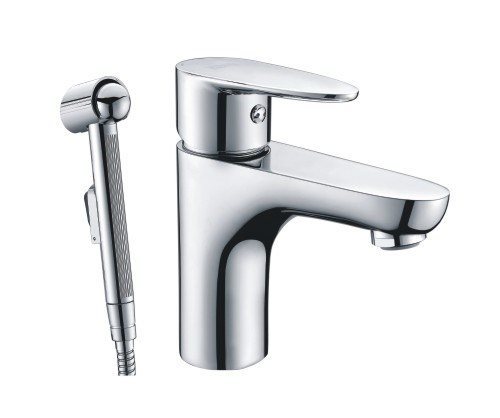 

Leine 3508 Смеситель для умывальника с гигиенической лейкой WasserKRAFT Серия Leine 3500