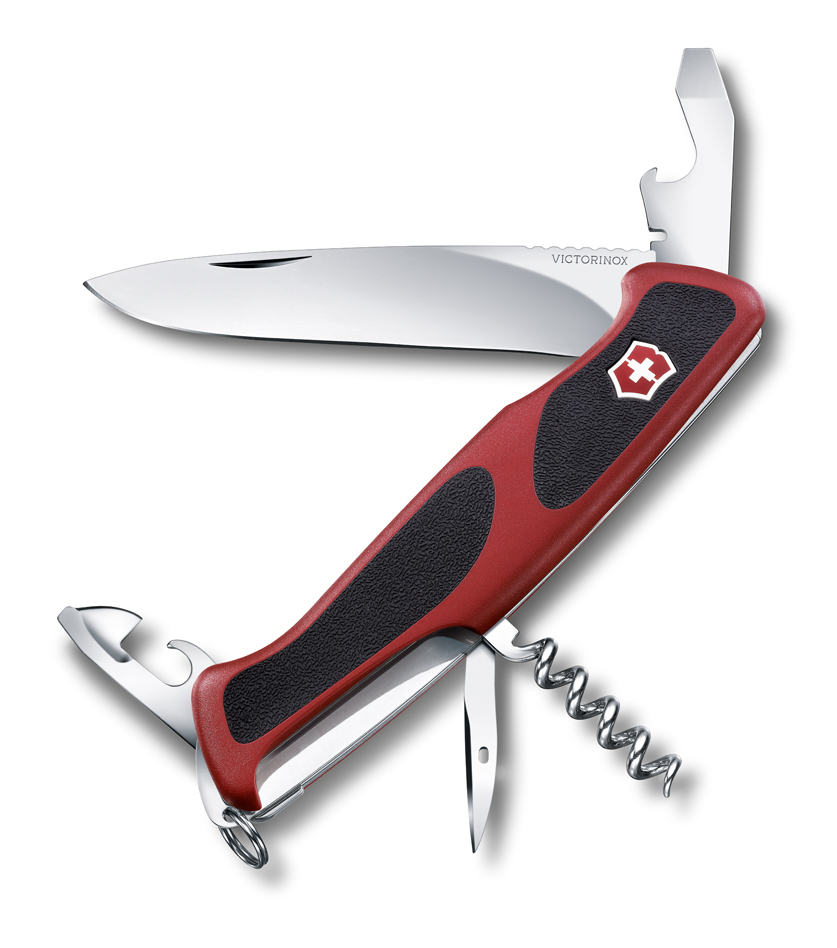 

Нож Victorinox RangerGrip 68, 130 мм, 11 функций, красный с черным* 0.9553.C