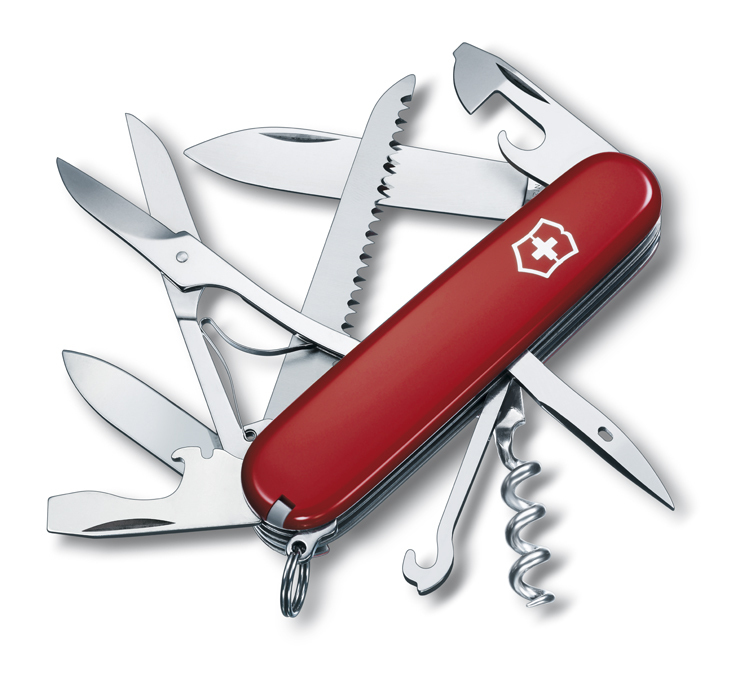 

Нож Victorinox Huntsman, 91 мм, 15 функций, красный* 1.3713