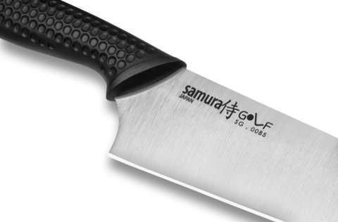 Нож кухонный стальной Шеф 221мм Samura Golf SG-0085