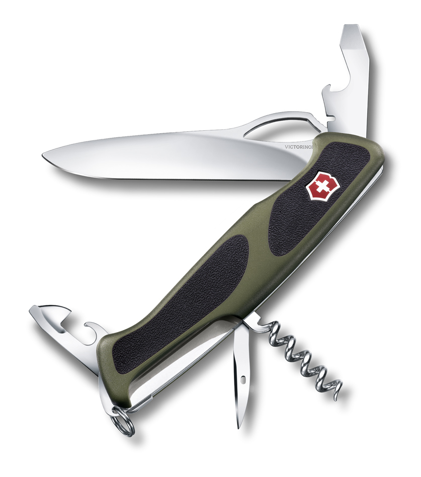 

Нож Victorinox RangerGrip 61, 130 мм, 11 функций, зеленый* 0.9553.MC4