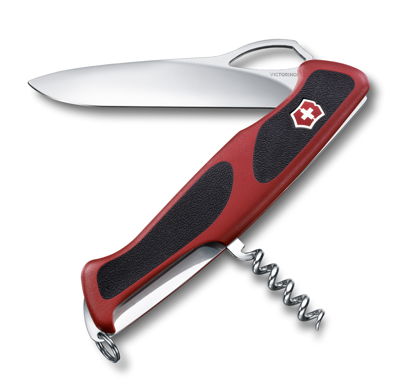 

Нож Victorinox RangerGrip 63, 130 мм, 5 функций, красный с черным* 0.9523.MC