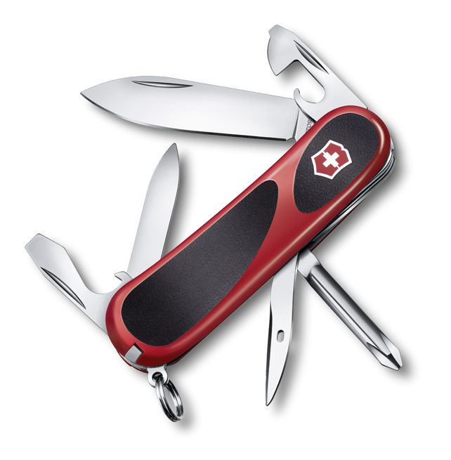 

Нож Victorinox EvoGrip 11, 85 мм, 13 функций, красный с чёрным 2.4803.C