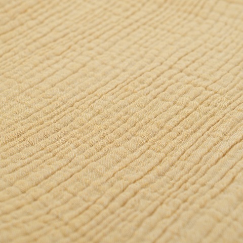 Одеяло из жатого хлопка горчичного цвета из коллекции Essential 90x120 см Tkano TK20-KIDS-BLK0001