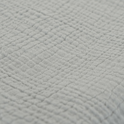 Одеяло из жатого хлопка серого цвета из коллекции Essential 90x120 см Tkano TK20-KIDS-BLK0002