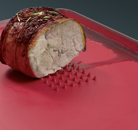 Доска разделочная для мяса Cut&Carve™ Plus двухсторонняя большая красная