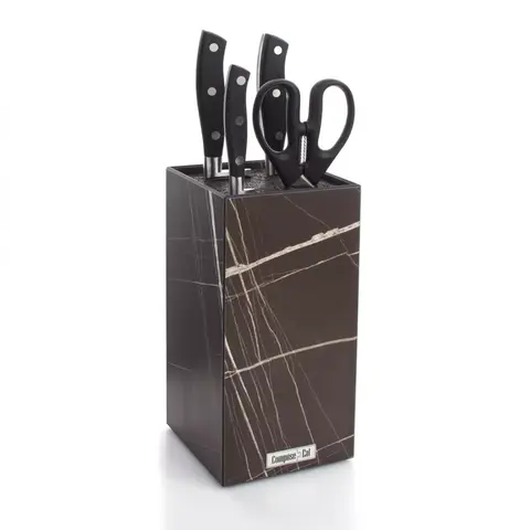 Подставка для кухонных ножей мрамор Сахара Brown 12х24 см. ComposeEat Elegance арт. PDN113079OA4