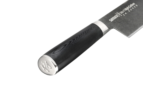 Нож кухонный Накири 167мм Samura Mo-V Stonewash SM-0043B/K