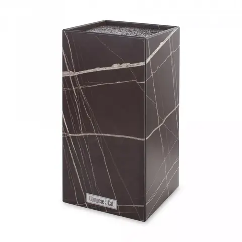 Подставка для кухонных ножей мрамор Сахара Brown 12х24 см. ComposeEat Elegance арт. PDN113079OA4