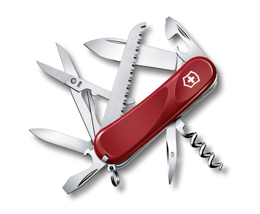 

Нож Victorinox Evolution 17, 85 мм, 15 функций, красный 2.3913.E