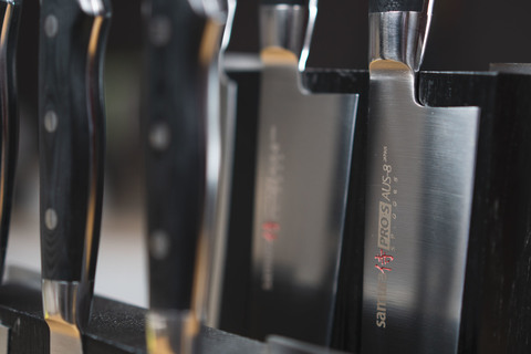 Комплект из 6 ножей Samura PRO-S и подставки