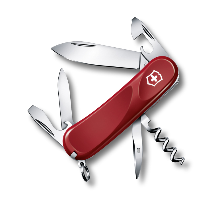 

Нож Victorinox Evolution 10, 85 мм, 14 функций, красный 2.3803.E