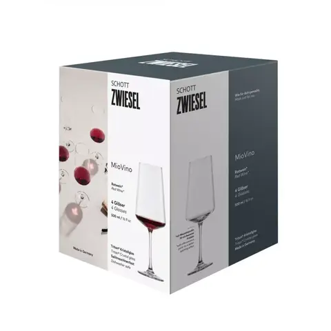 Набор из 4 бокалов для красного вина 500 мл SCHOTT ZWIESEL Miovino арт. 124051