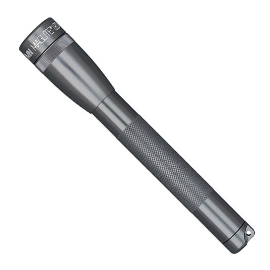 

Фонарь MAGLITE Mini, 2AA, серый, 14,6 см, в блистере, с чехлом M2A09HE