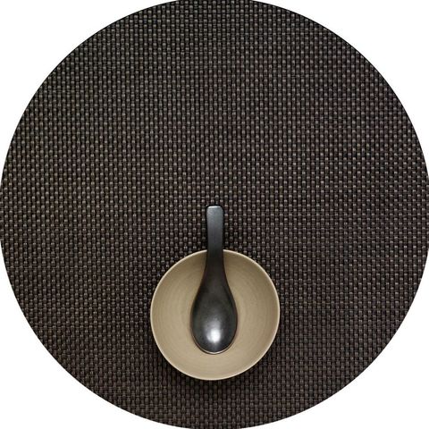 Салфетка подстановочная, жаккардовое плетение, винил, (36х48) Chestnut (100110-009) CHILEWICH Basketweave арт. 0025-BASK-CHES