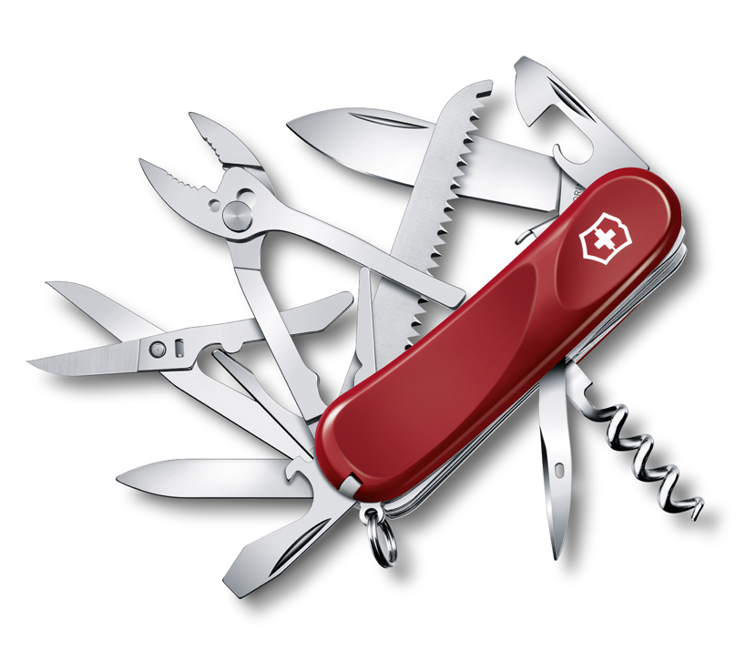 

Нож Victorinox Evolution S52, 85 мм, 20 функций, красный 2.3953.SE