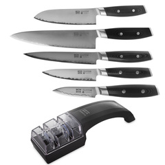 Комплект из 5 ножей (3 слоя) YAXELL MON и электрической точилки Chef's Choice