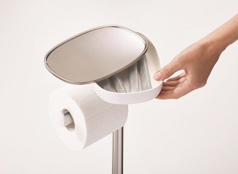 Набор держатель для туалетной бумаги с подносом EasyStore + ёршик для унитаза Flex™ Joseph Joseph 70519