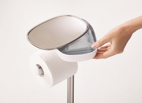Набор держатель для туалетной бумаги с подносом EasyStore + ёршик для унитаза Flex™ Joseph Joseph 70519