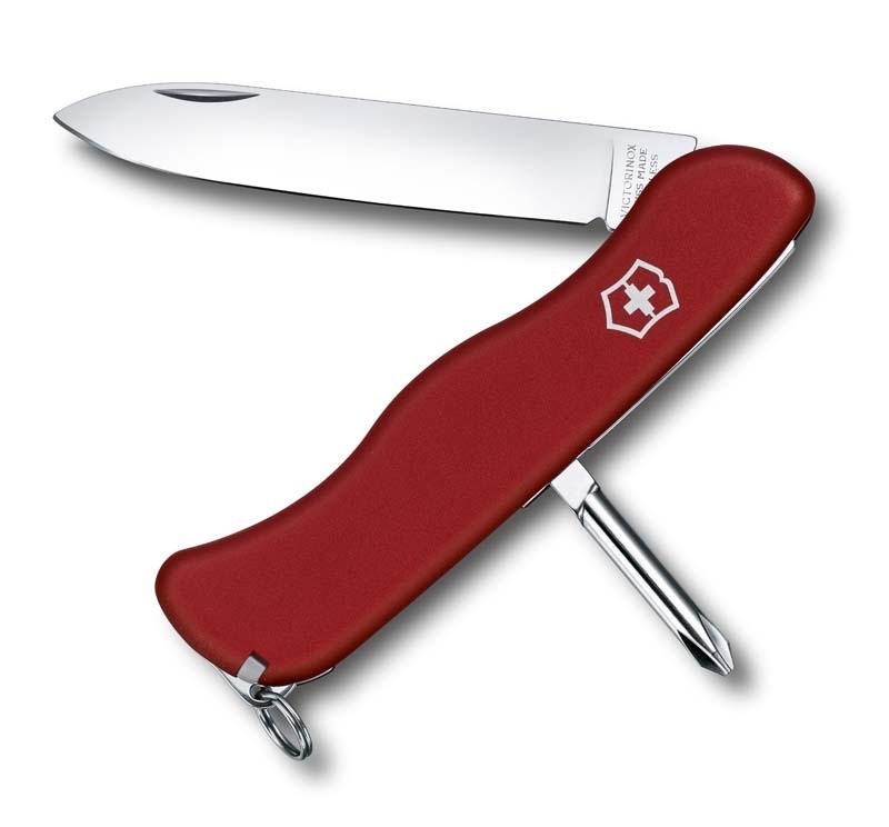

Нож Victorinox Cowboy, 111 мм, 5 функций, красный 0.8923