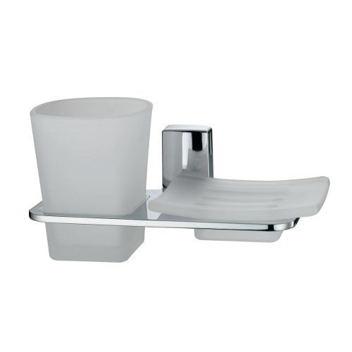 

Leine K-5026 Держатель стакана и мыльницы WasserKRAFT Серия Leine К-5000