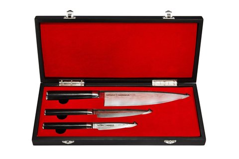 Набор из 3 ножей в подарочной коробке Samura Damascus SD-0220/Y