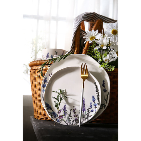 Набор тарелок м Floral, 26 см, 2 шт. LJ_SB_PL26