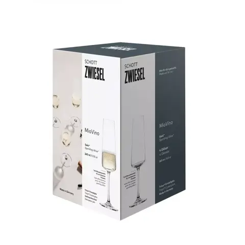Набор из 4 бокалов для шампанского Sparkling Wine 260 мл SCHOTT ZWIESEL Miovino арт. 124052