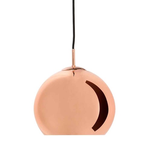 Лампа подвесная Ball, ?25 см, бронзовая в глянце Frandsen 13702105001