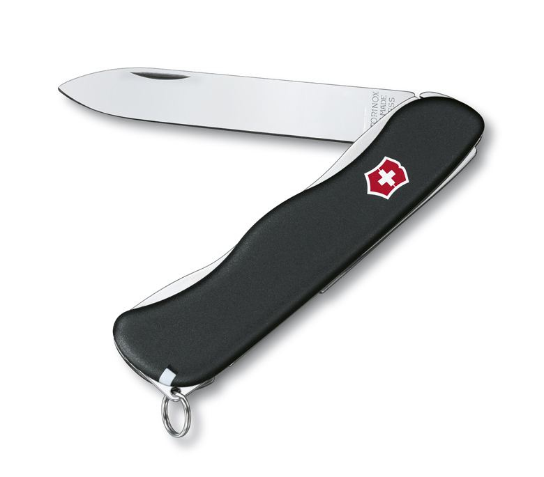 

Нож Victorinox Sentinel, 111 мм, 4 функции, с фиксатором лезвия, черный* 0.8413.3