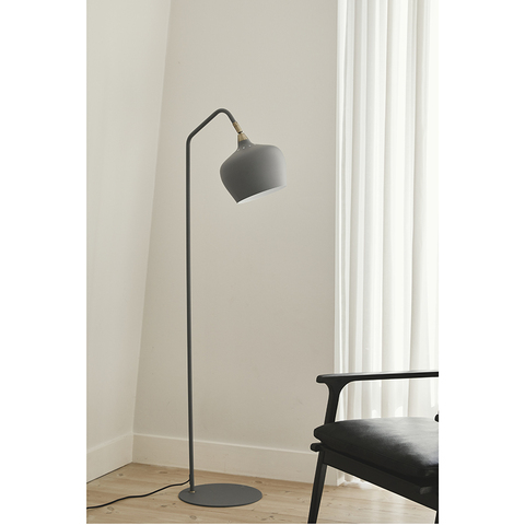Лампа напольная Cohen, 145 см, серая матовая Frandsen 108077_108079