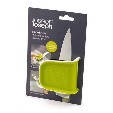 Щетка для столовых приборов и ножей Joseph Joseph BladeBrush зеленая 85105