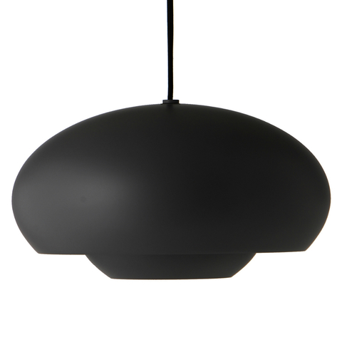 Лампа подвесная Champ, D37,5 см, черная матовая Frandsen 158165001