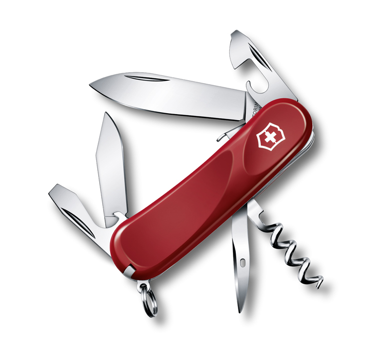 

Нож Victorinox Evolution S101, 85 мм, 12 функций, красный 2.3603.SE