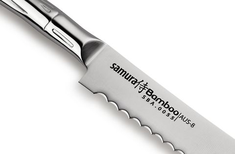 Нож кухонный стальной для хлеба Samura BAMBOO SBA-0055/Y