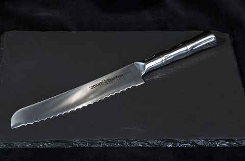 Нож кухонный стальной для хлеба Samura BAMBOO SBA-0055/Y
