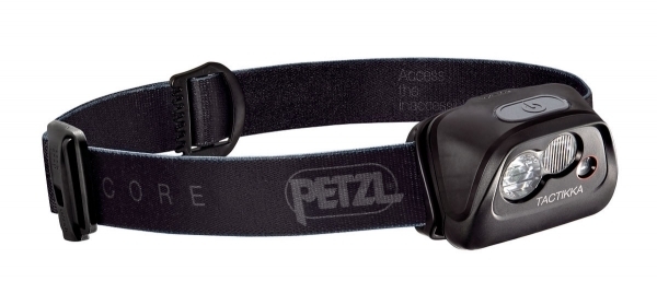 

Фонарь светодиодный налобный Petzl Tactikka Core черный, 350 лм, аккумулятор E99ADA