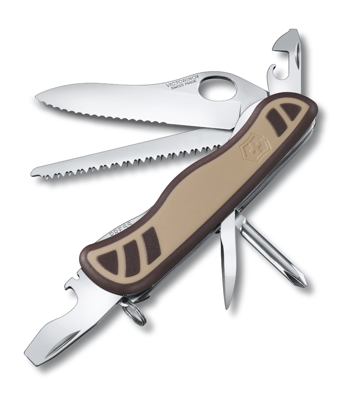 

Нож Victorinox Trailmaster Desert Camouflage, 111 мм, 10 функций, бежевый/коричневый 0.8461.MWC941