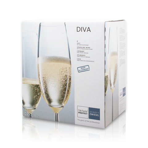 Набор из 6 фужеров для шампанского 219 мл SCHOTT ZWIESEL Diva арт. 104 100-6