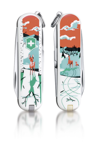 

Нож-брелок Victorinox Classic LE 2015, 58 мм, 7 функций, "They‘ll Grow, Deer" 0.6223.L1507