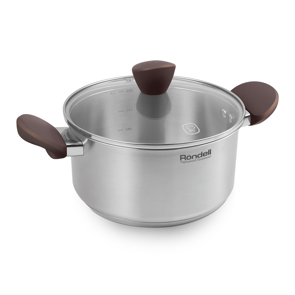 

Кастрюля 20 см (2,8л) Rondell Kortado RDS-1109