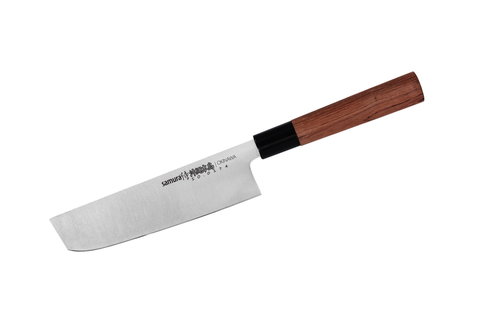 Нож кухонный стальной Накири (172мм) Samura Okinawa SO-0174