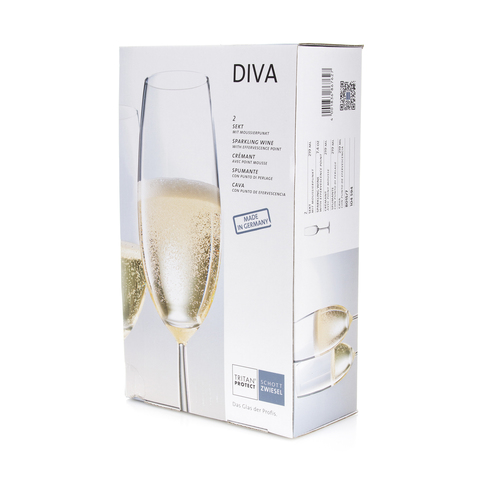 Набор из 2 фужеров для шампанского 219 мл SCHOTT ZWIESEL Diva арт. 104 594-2