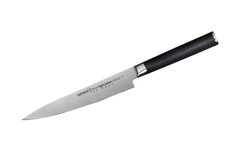 Нож кухонный стальной универсальный Samura Mo-V SM-0023/G-10