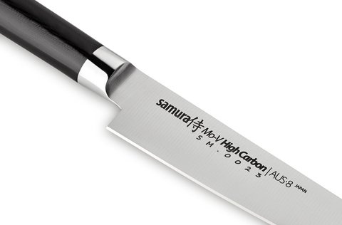 Нож кухонный стальной универсальный Samura Mo-V SM-0023/G-10
