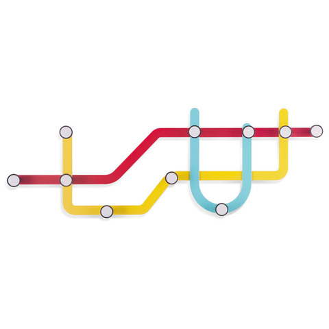 Вешалка Subway разноцветная Umbra 318187-370